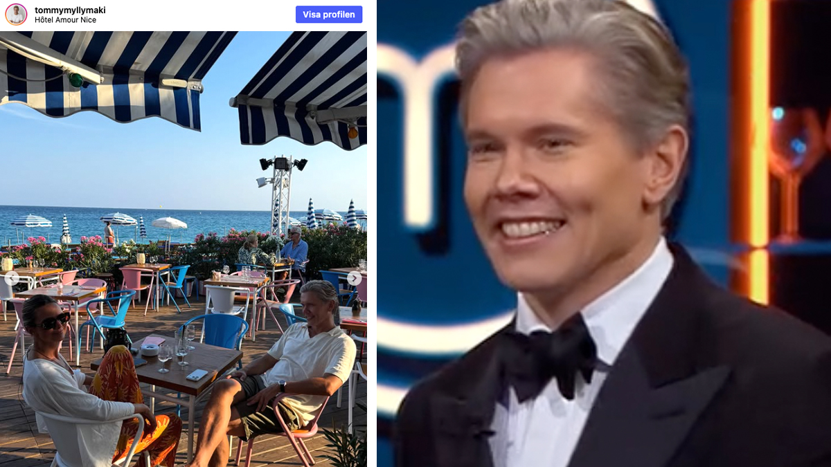 Tommy Myllymäki har varit på kärleksresa med flickvännen Andrea