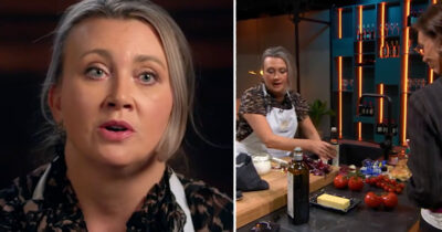 Camilla Läckberg i Sveriges mästerkock VIP. Foto: TV4