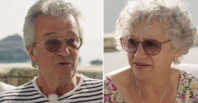 Terje och Maria i Hotell romantik. Foto: SVT
