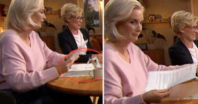 Jenny Strömstedt och Ann Tiberg i Valutfrågningen. Foto: TV4