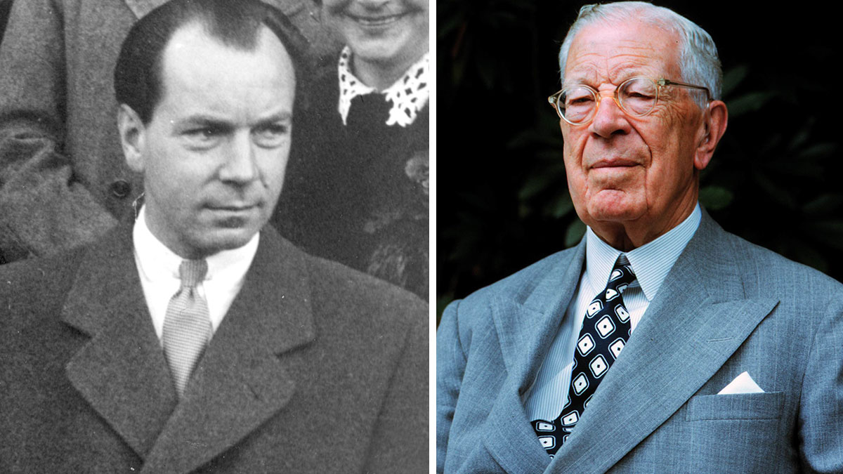 Sigvard Bernadotte och Gustaf VI Adolf