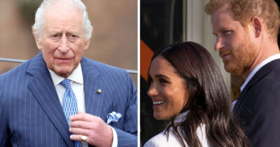 Kung Charles, Meghan Markel och prins Harry