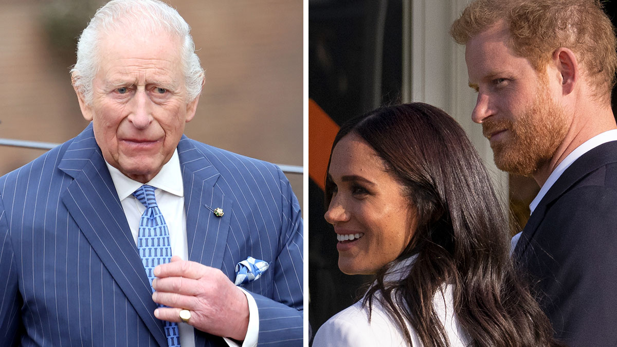 Kung Charles, Meghan Markel och prins Harry