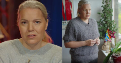 Carina Bergfeldt, "Alla mina bokstäver". Foto: SVT