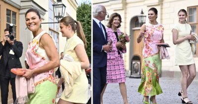 STOCKHOLM, SVERIGE 20260823 Kung Carl Gustaf och drottning Silvia anländer till en hyllningskonsert för drottningen på Drottningholms slottsteater. Foto: Christine Olsson / TT