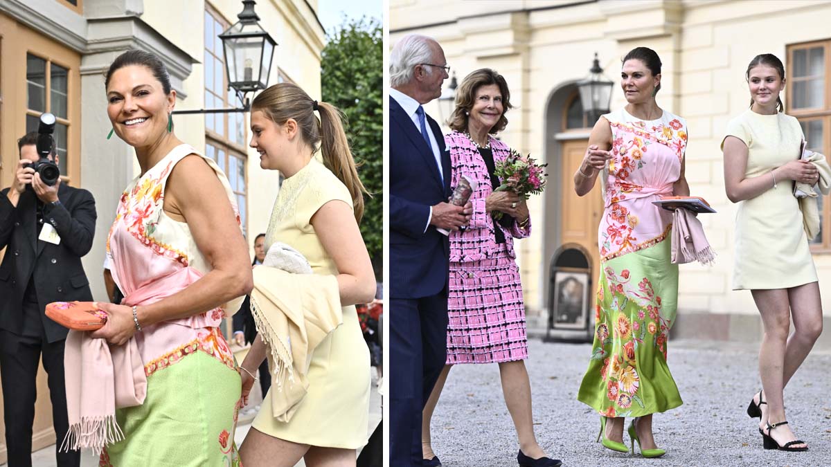 STOCKHOLM, SVERIGE 20260823 Kung Carl Gustaf och drottning Silvia anländer till en hyllningskonsert för drottningen på Drottningholms slottsteater. Foto: Christine Olsson / TT
