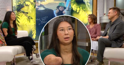 Diana Melin i Nyhetsmorgon. Foto: TV4