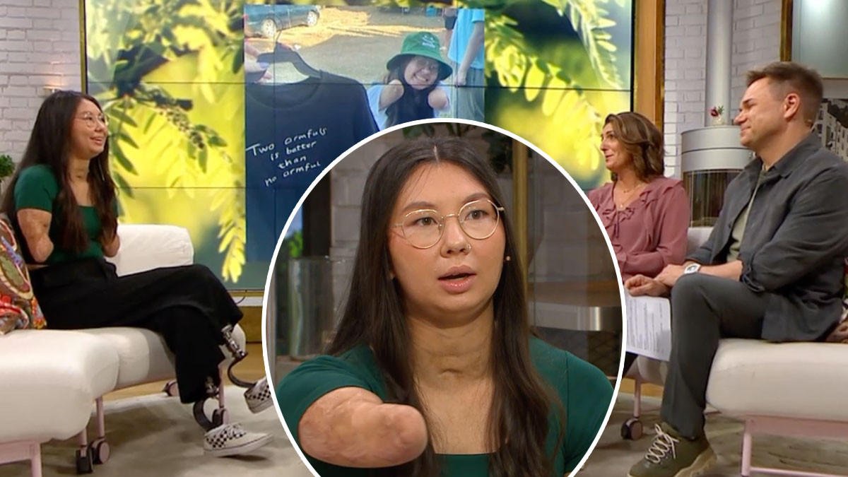 Diana Melin i Nyhetsmorgon. Foto: TV4
