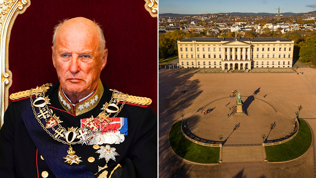 kung harald, kungliga slottet oslo