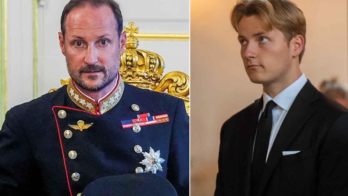 Kung Haakon prins Sverre Magnus