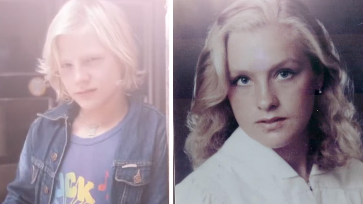 Skådespelerskan Regina Lund som barn