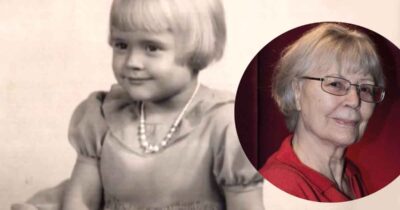 Harriet Andersson som barn och i dag