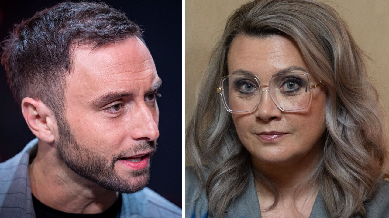 Måns Zelmerlöw och Camilla Läckberg