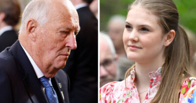 Kung Harald och prinsessan Estelle.