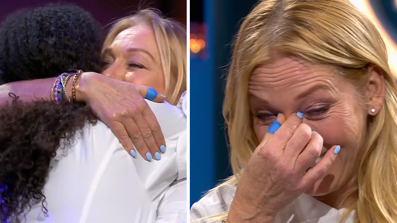 Linda Lindorff faller på mållinjen i "Sveriges mästerkock VIP"