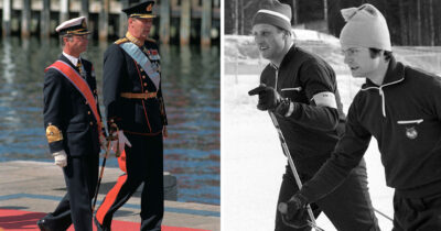Kung Carl XVI Gustaf och kung Harald