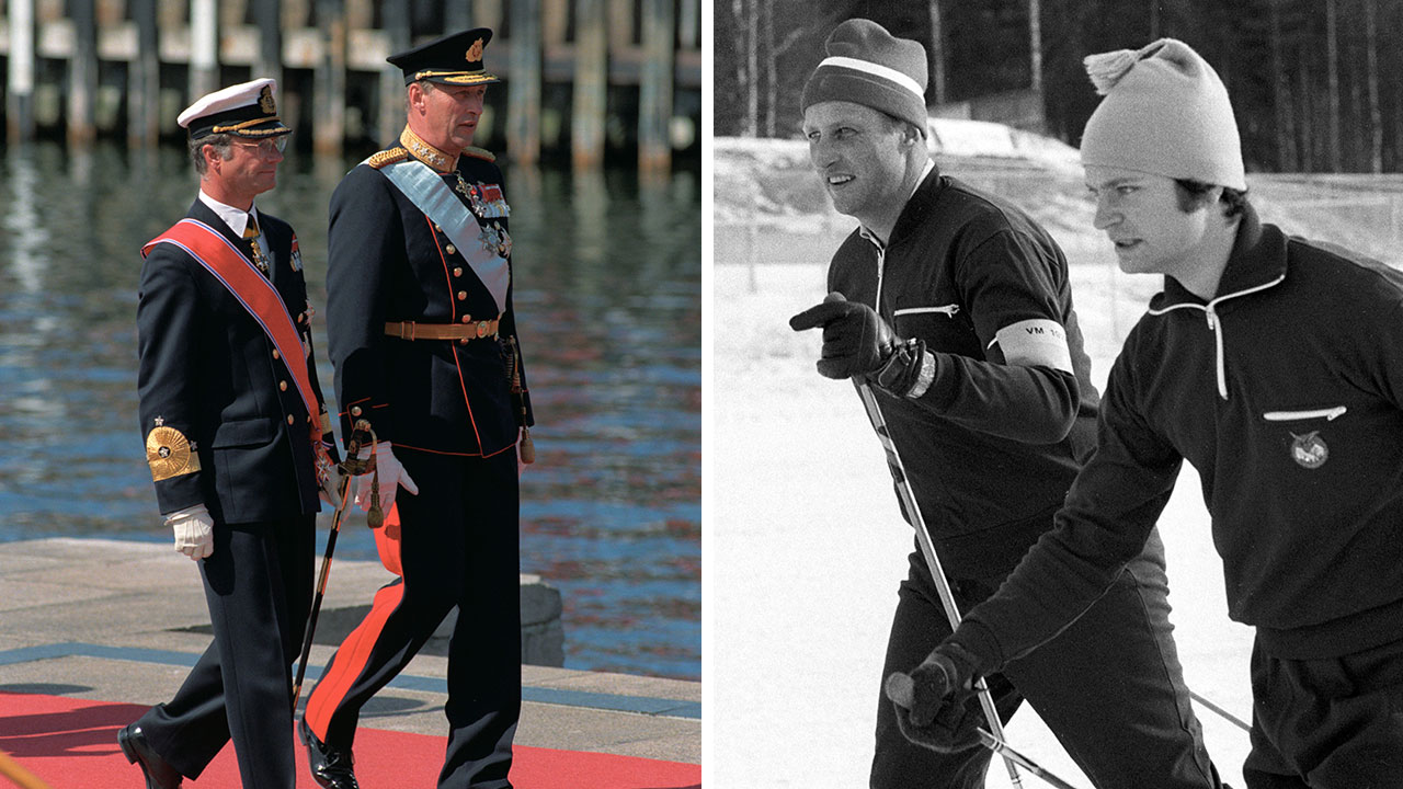 Kung Carl XVI Gustaf och kung Harald