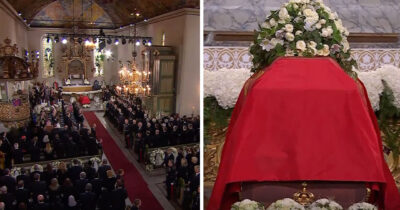 Begravningen för ung Harald