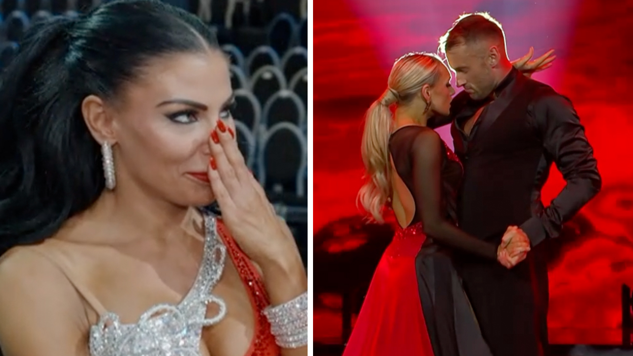 Jasmine Takács och Petter Northug dansar tillsammans i Let's dance