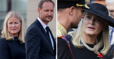Drottning Mette-Marit och kung Haakon