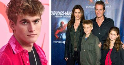 Presley Gerber samt Cindy Crawford med familj vid Spider-Man-premiär