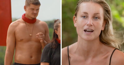 Christoffer Jarestål och Juliette Bergkvist i Robinson