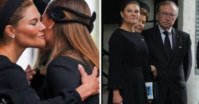 Kronprinsessan Victoria på Astrids begravning