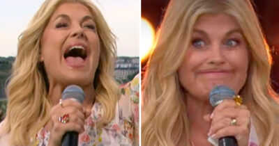 Pernilla Wahlgren i "Allsång på Skansen"
