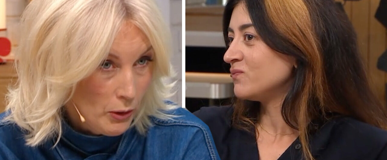 Skådespelaren Gizem Erdogan gästade "Nyhetsmorgon"
