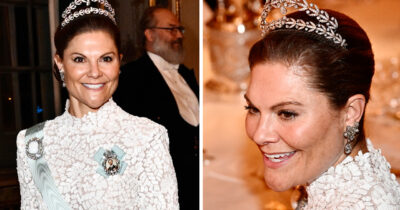 Kronprinsessan Victoria på kunglig bankett