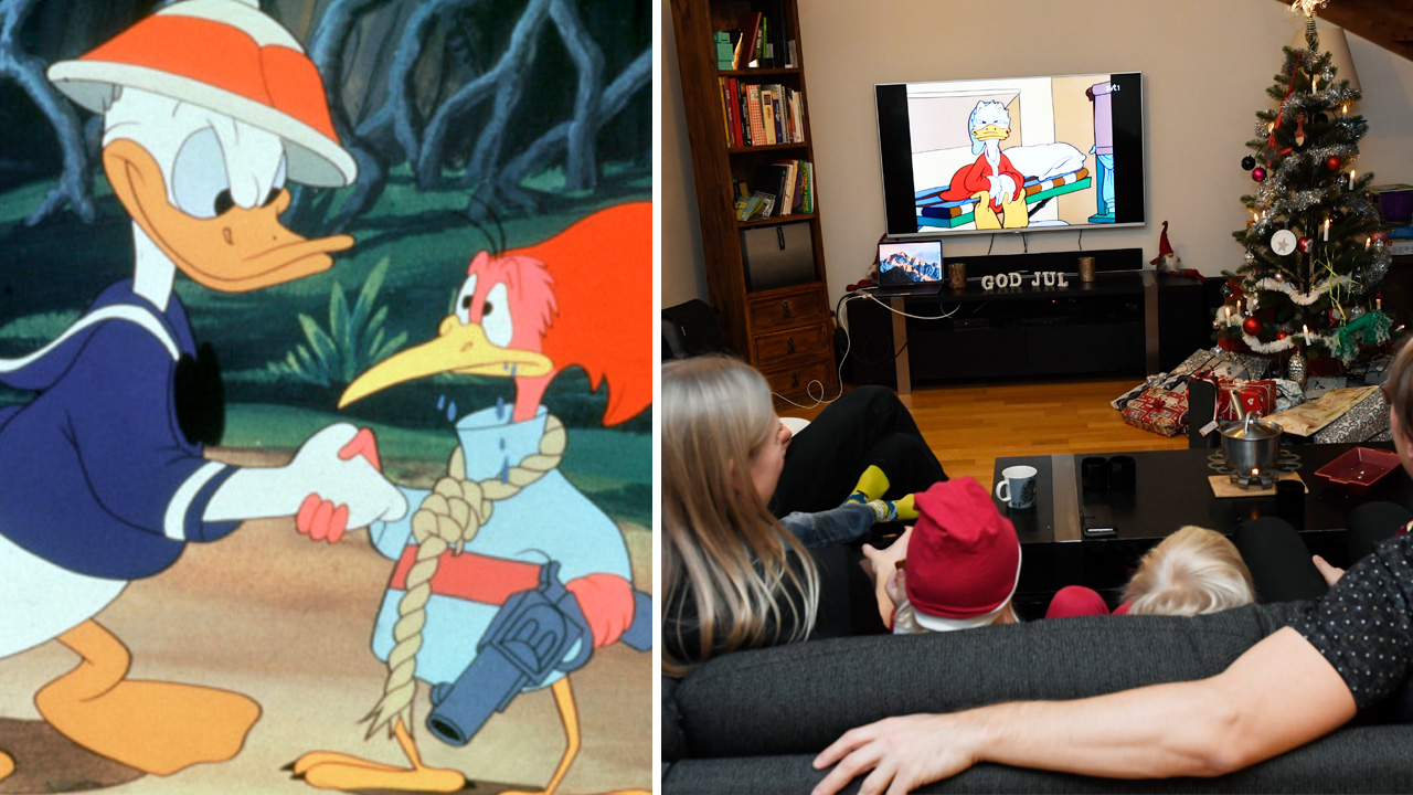 "Kalle Anka och hans vänner önskar God jul" är en svensk tradition