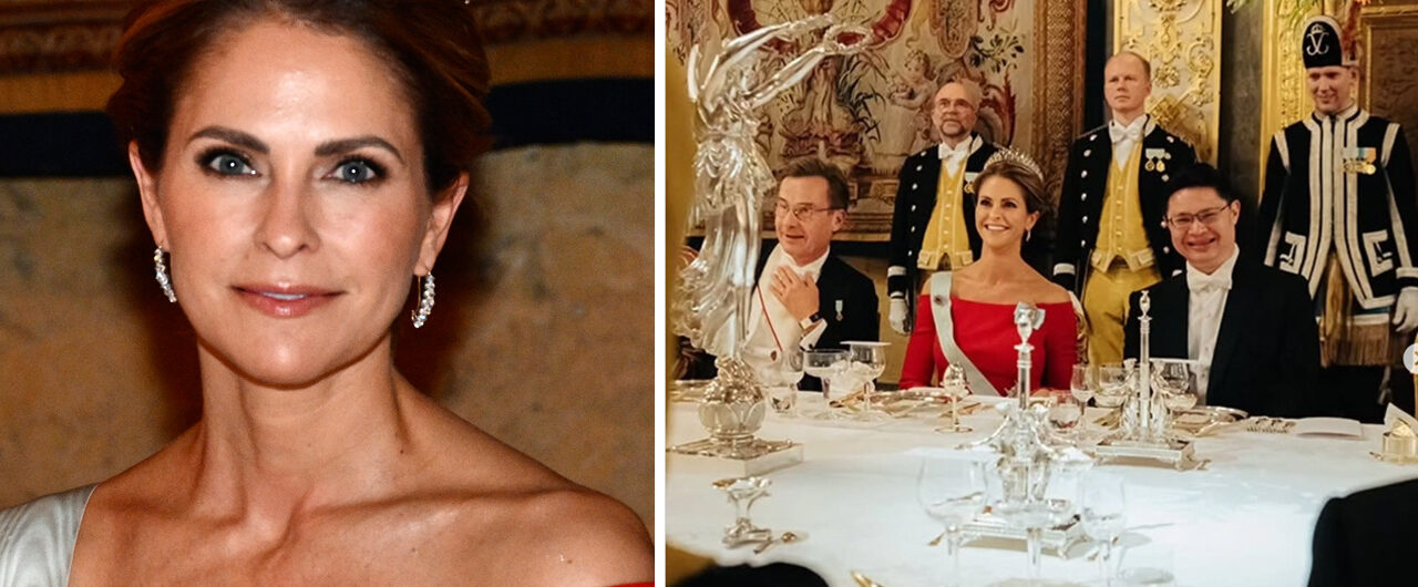 Prinsessan Madeleine under kungliga banketten