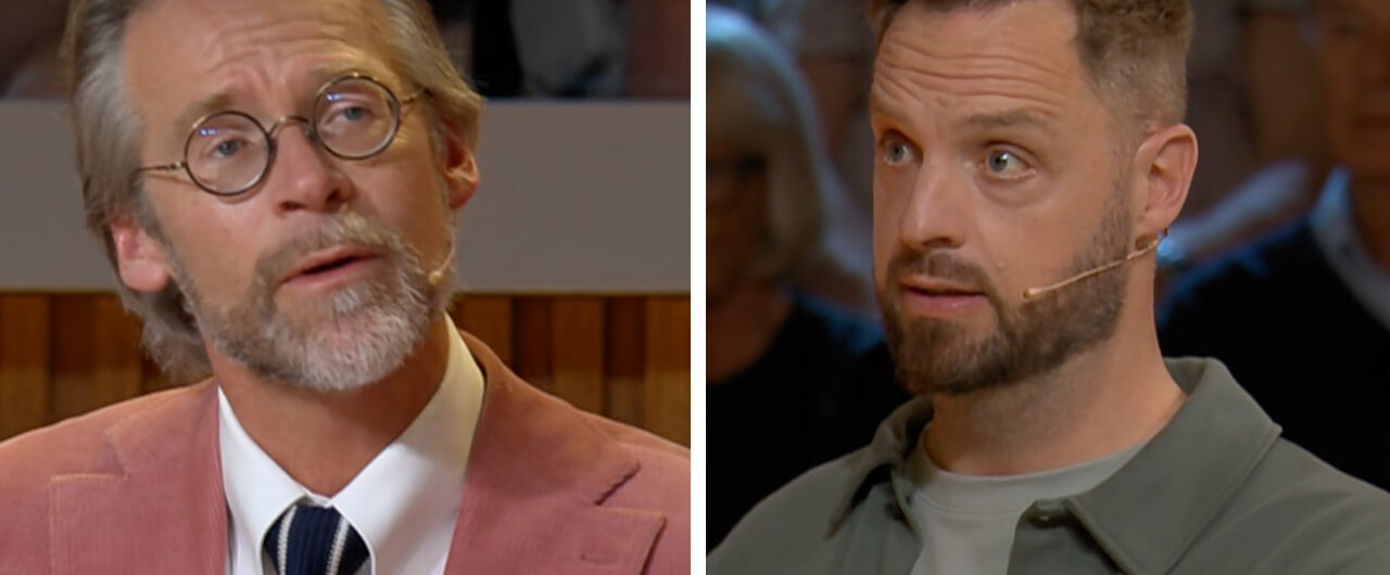 Programledaren Robin Paulsson och expert i "Fråga Lund"