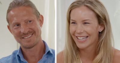 Patrik Bergquist och brevskrivaren Sandra Svensson
