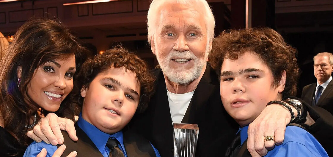 Kenny Rogers med familj.