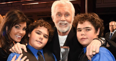 Kenny Rogers med familj.