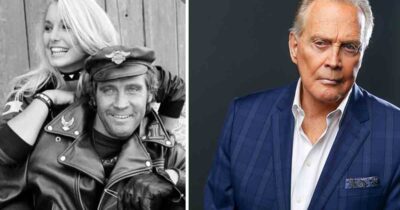 Lee majors då/nu.
