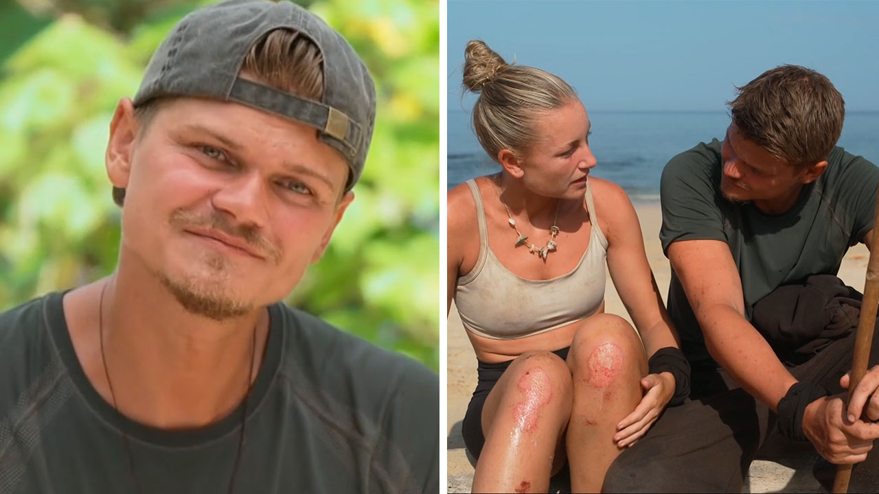 Christoffer Jarestål och Juliette Bergkvist i Gränslandet.