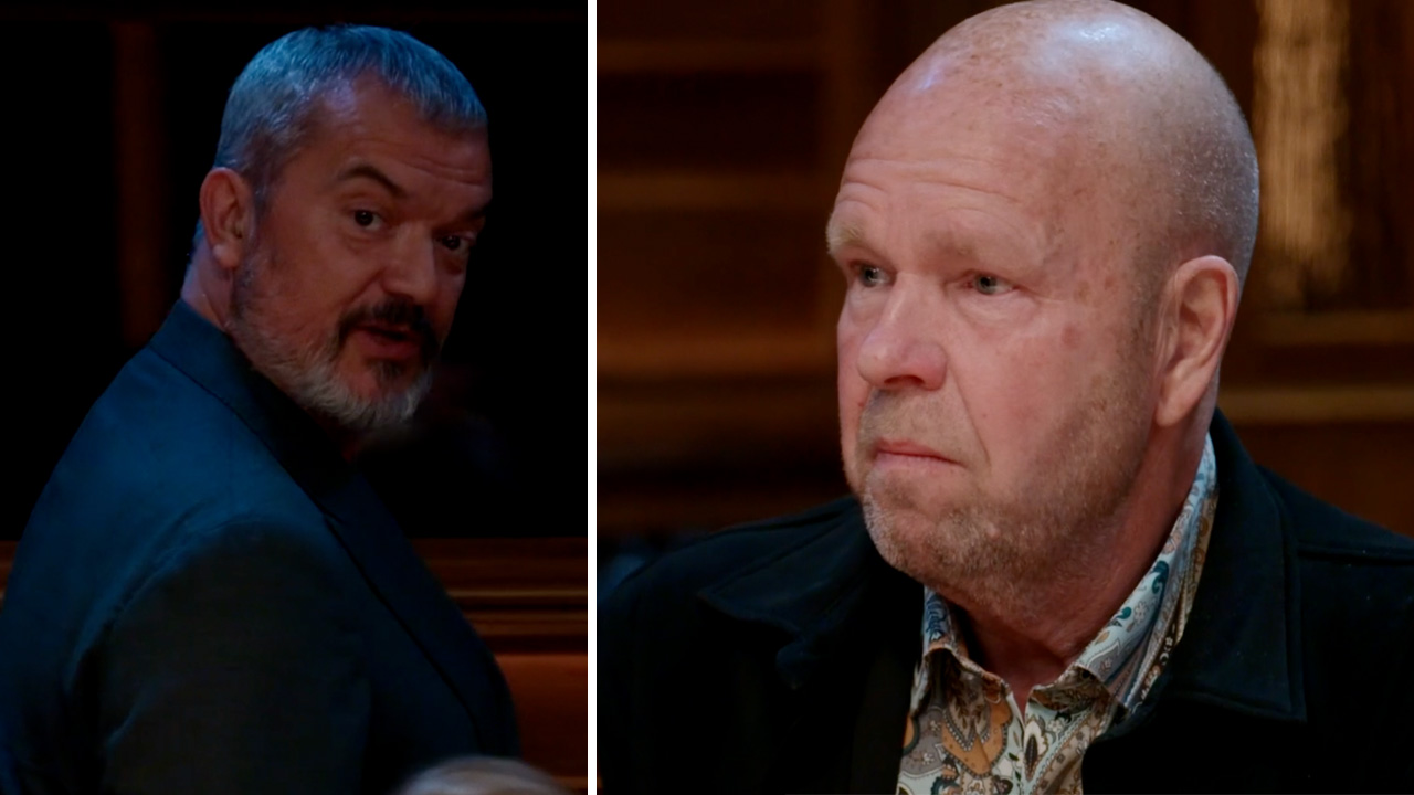 Dragomir Mrsic och Lasse Kronér i Förrädarna