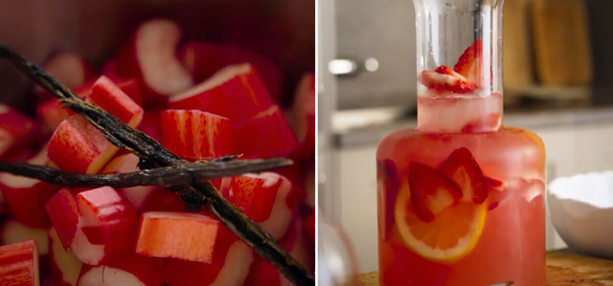 L skande Sangria Med Ljuvliga Rabarber Och Jordgubbar l-skande-sangria-med-ljuvliga-rabarber-och-jordgubbar
