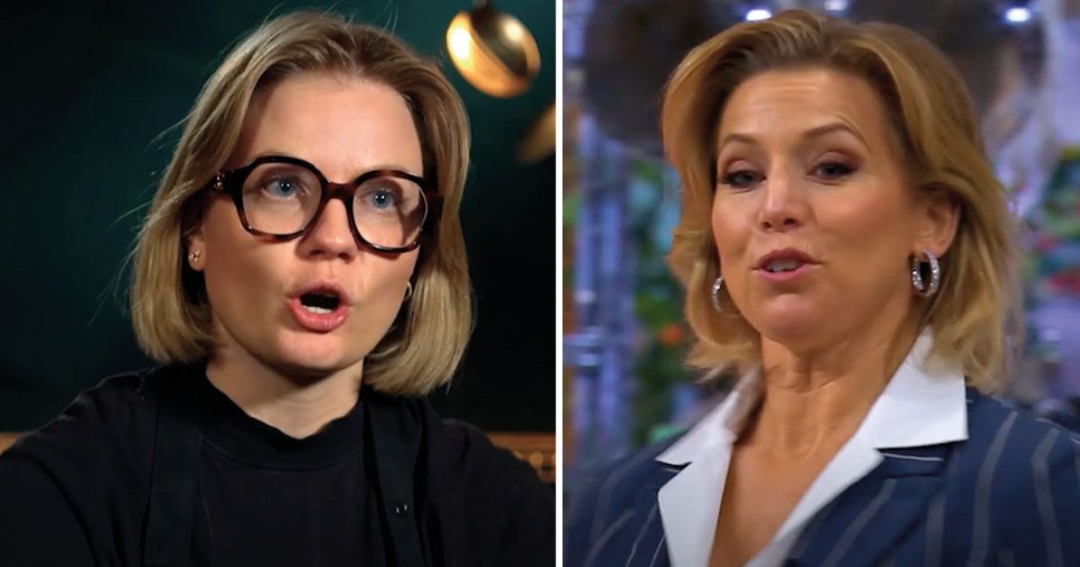 Ebba Gullriksen och Tina Nordström i Sveriges mästerkock. Foto: TV4