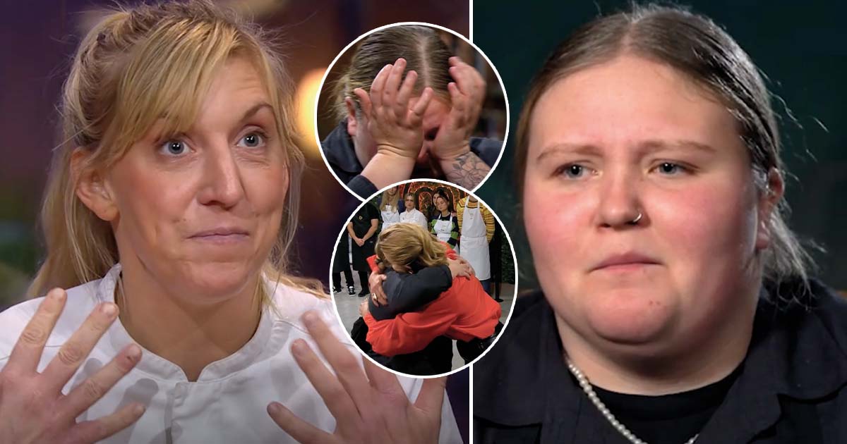 Tea Malmergård och Savannah Sylvaner i "Sveriges mästerkock". Foto: TV4