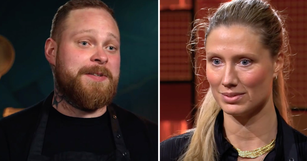 Viktor Mylläri och Karin Lilliehöök i Sveriges Mästerkock.