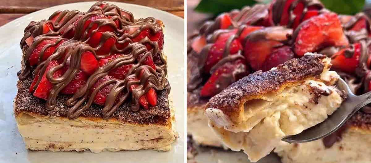 Churros-cheesecake