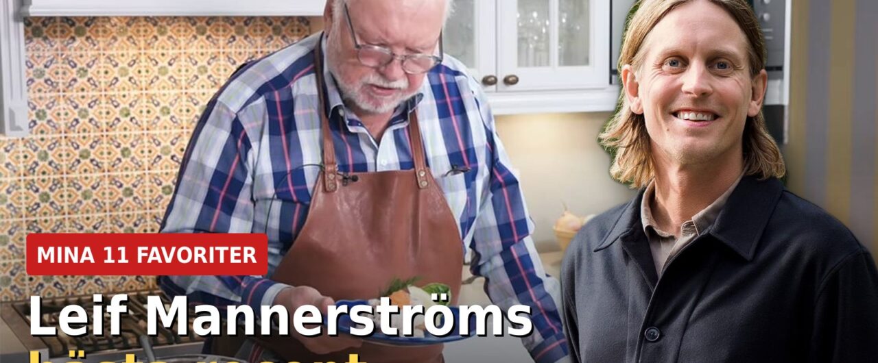 Leif mannerström lagar mat, bild på skribenten Christian Ström
