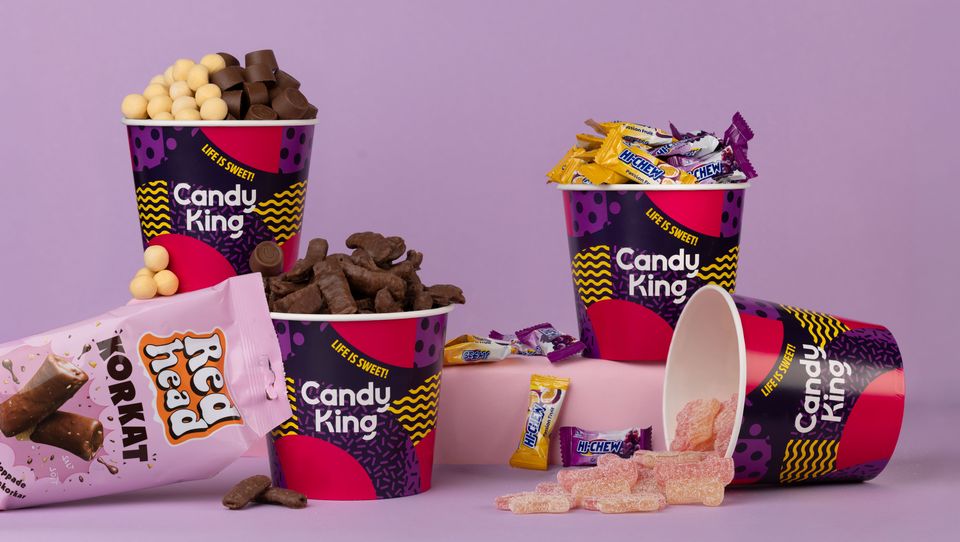 Bild på godis i burkar, Candy Kings höstnyheter